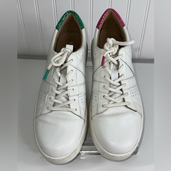 Vionic Simasa White Leather Shoes Orthotic Comfort Supportive Size 9 - Picture 5 of 14